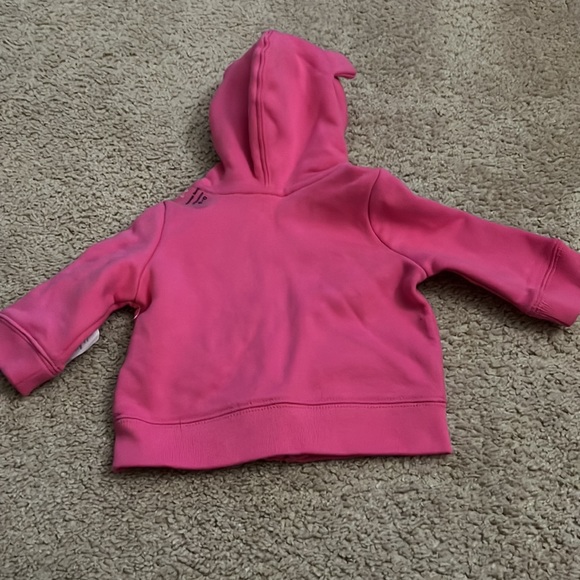 NWT pink Gap zipper up hoodie 0-3 months. - Picture 4 of 4